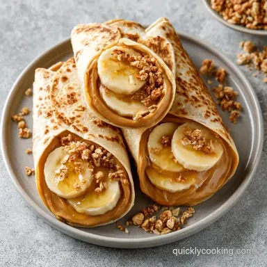 Peanut Butter Banana Wrap in 9 Minutes Recipe Card