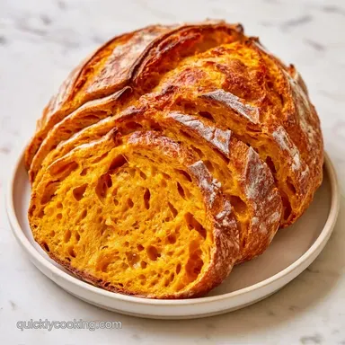 Pumpkin Cinnamon Sourdough Bread: Baked