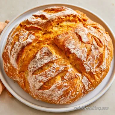 Pumpkin Sourdough Bread in Dutch Oven