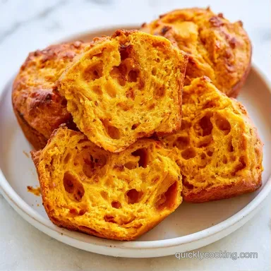 Pumpkin Sourdough Muffins: Mahogany Crusted Recipe Card