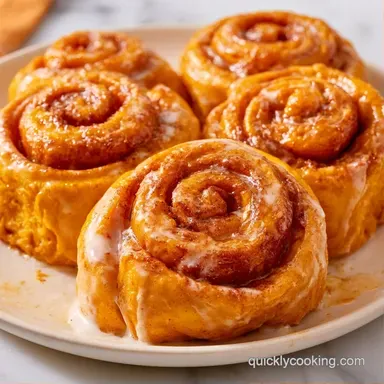 Pumpkin Sourdough Rolls for 8 Servings Recipe Card