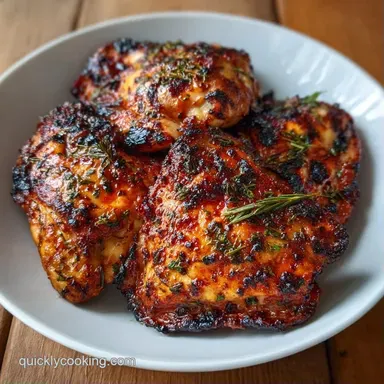 Quick Baked Chicken Thighs in 30 Min Recipe Card