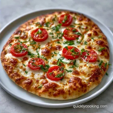 Quick Caprese Naan Pizza in 15 Minutes