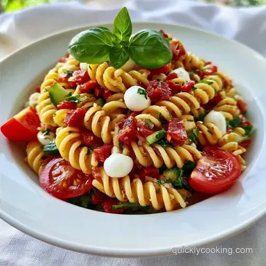 Quick Italian Pasta Salad: 10 Servings