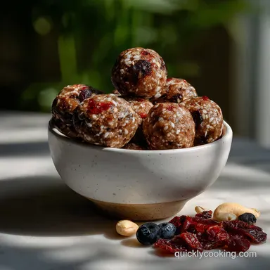 Quick No Bake Protein Energy Bites Ready in 30 Min