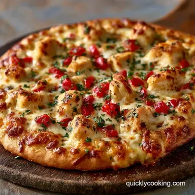 Quick Pre Baked Flatbread Pizza in 19 Min Recipe Card
