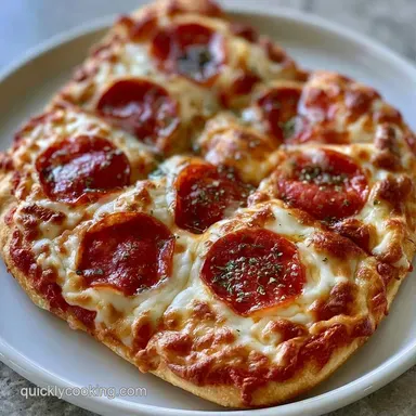 Crispy Flatbread Pizza in 20 Minutes Recipe Card