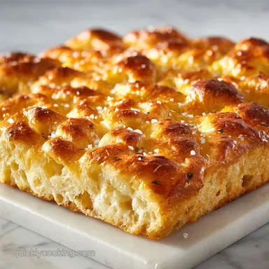 Same Day Sourdough Focaccia Bread: Baked Recipe Card
