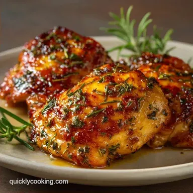 Savory Roasted Chicken Thighs: Crispy