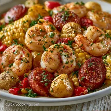 Shrimp Foil Packets for 4 Servings