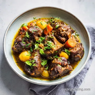 Slow Cooker Oxtail Recipe for 6 Servings