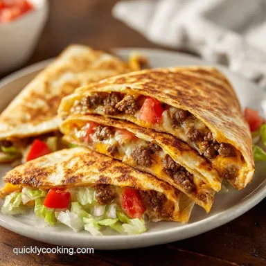 Smashburger Quesadillas in 20 Minutes with Pan-Seared Beef Recipe Card