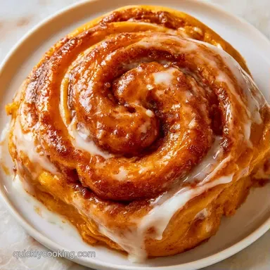 Pumpkin Cinnamon Rolls in 1 Hour Recipe Card