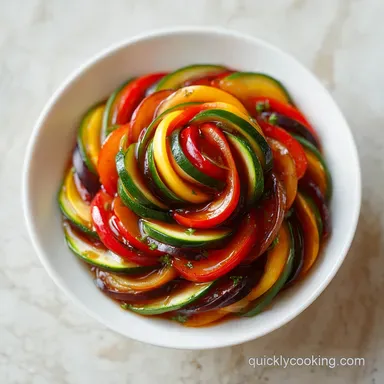 Spiral Ratatouille for 6 Servings Recipe Card