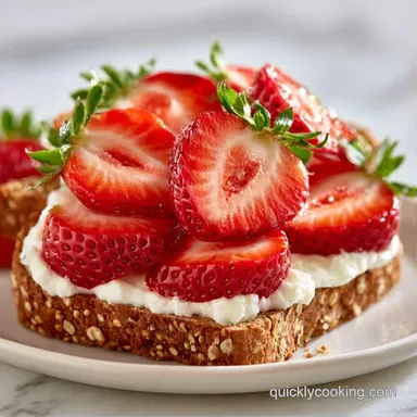Strawberry Cream Cheese Sandwich in 15 Min Recipe Card