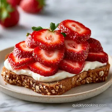 Strawberry Cream Cheese Sandwich in 15 Min