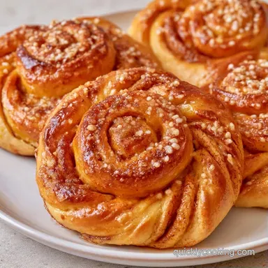 Swedish Cardamom Buns in 45 Minutes Recipe Card