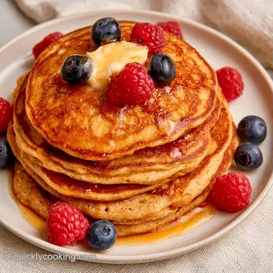 Swedish Oatmeal Pancakes in 30 Minutes Recipe Card