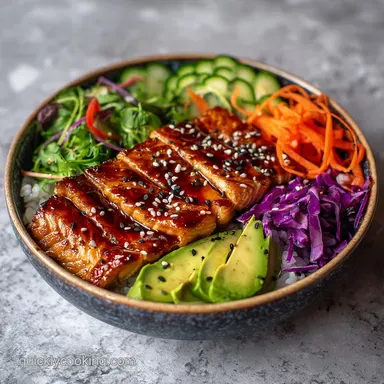 Teriyaki Salmon Sushi Bowl in 20 Minutes
