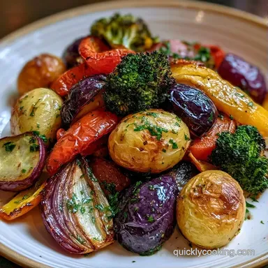 Vegetable Foil Packets in 40 Minutes Recipe Card