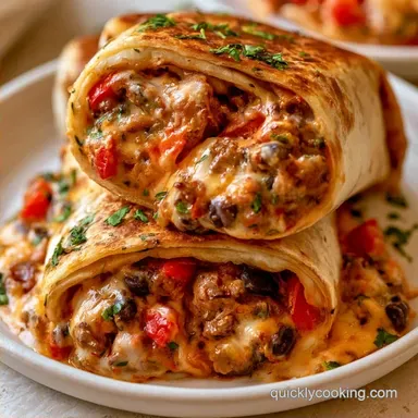 Vegetarian Bean Burritos for 4 Servings