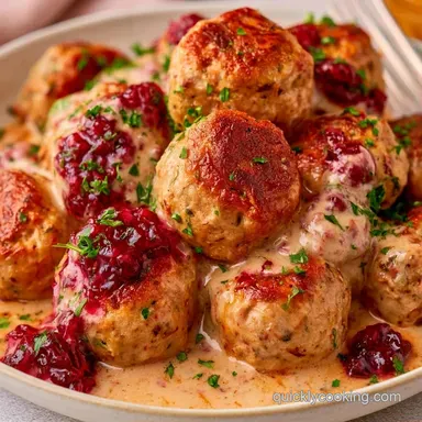 Vegetarian Swedish Meatballs in 50 Min Recipe Card