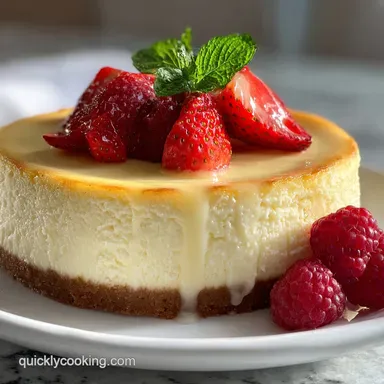 Classic Cheesecake Recipe: Silky, No-Crack Finish Recipe Card