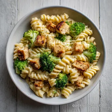 White Cheddar Chicken Pasta: One-Pot Meal in 30 Minutes Recipe Card