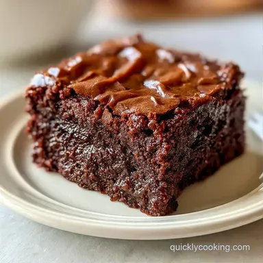 Dr Pepper Brownies with White Chocolate Recipe Card
