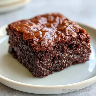 Dr Pepper Brownies with White Chocolate