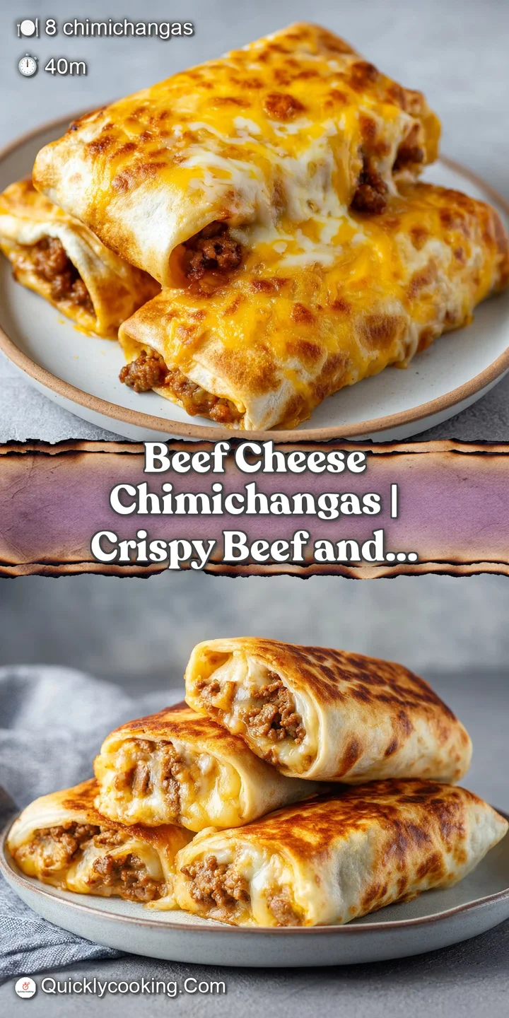 Close-up of a crispy fried tortilla split open to reveal savory seasoned beef and strings of melted white cheese.