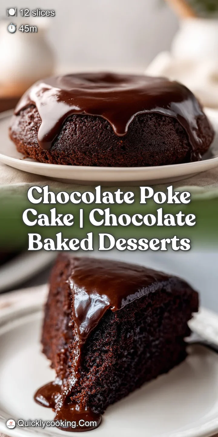 Close-up of rich, fudgy chocolate cake layers drenched in creamy pudding with swirls of airy white whipped cream.