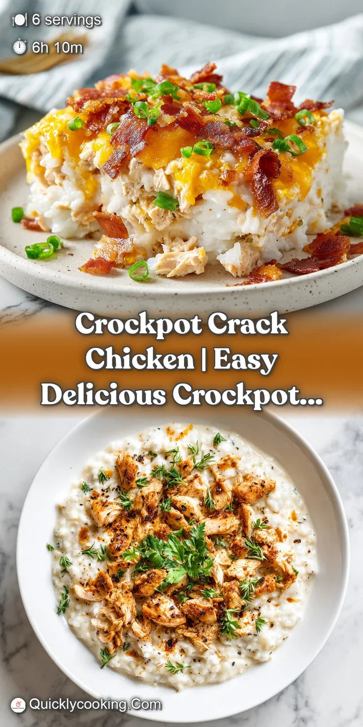 Close-up of tender, shredded chicken coated in a rich, cheesy sauce, with a hint of smoky bacon crunch.