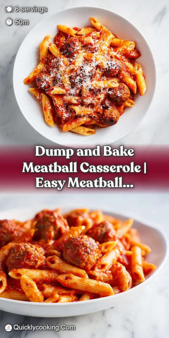 Close-up of gooey, melted mozzarella stretching over savory brown meatballs in a thick, simmering red sauce.