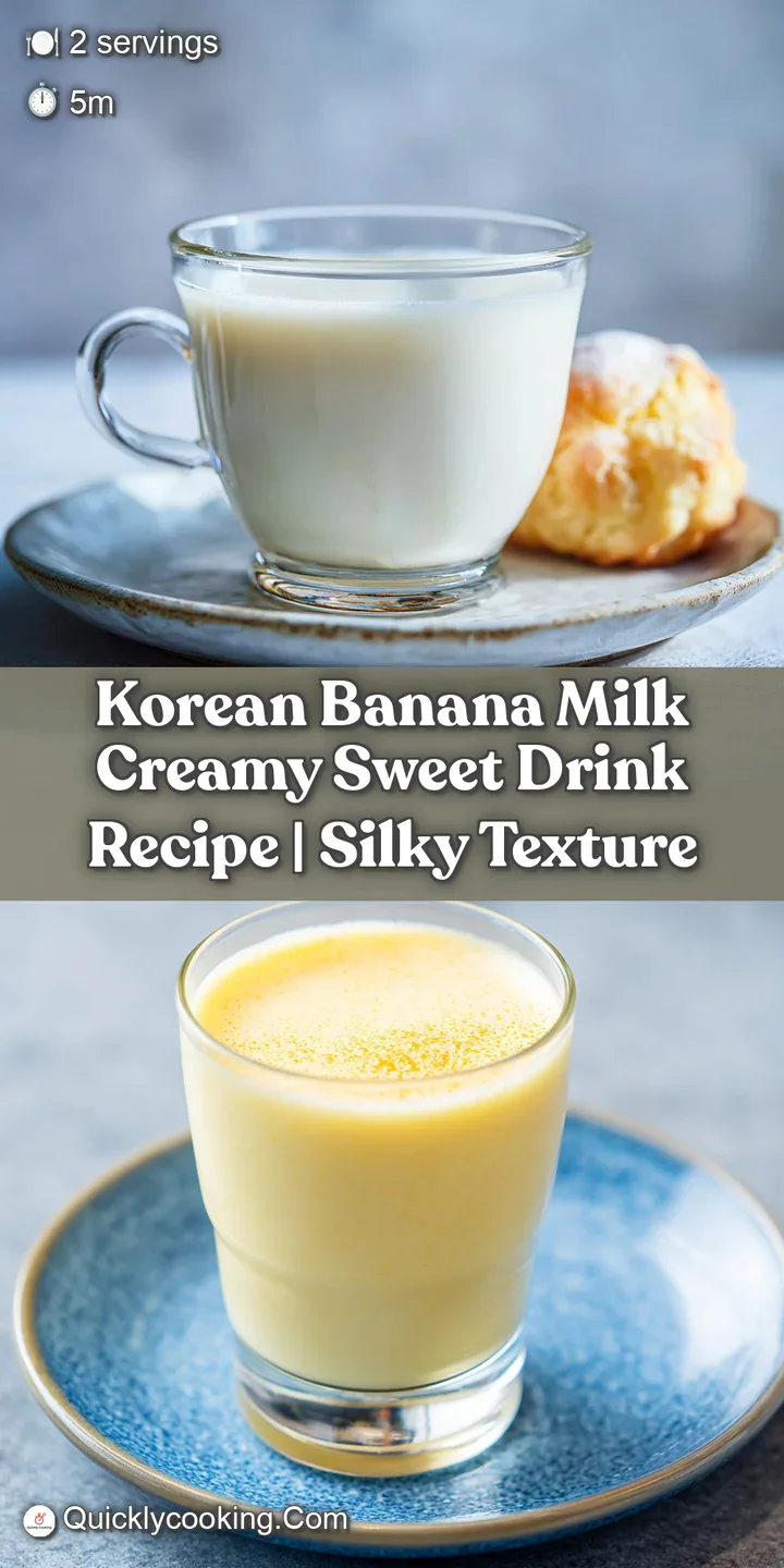 Close-up of chilled banana milk with whipped cream peak, inviting and creamy. A refreshing, smooth blend with subtle sweet...