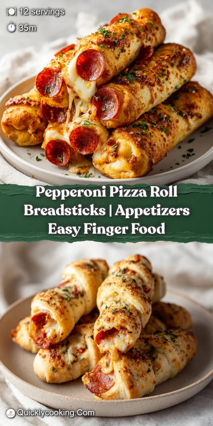 A close-up of a glistening, cheesy breadstick roll, showcasing plump pepperoni slices and a golden-baked crust.