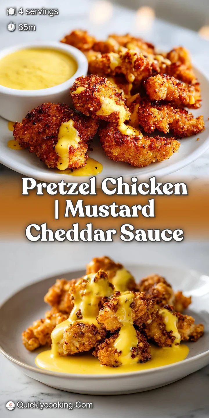 Close-up of a crunchy, deep-gold breaded chicken bite with visible sea salt crystals and a juicy white interior.