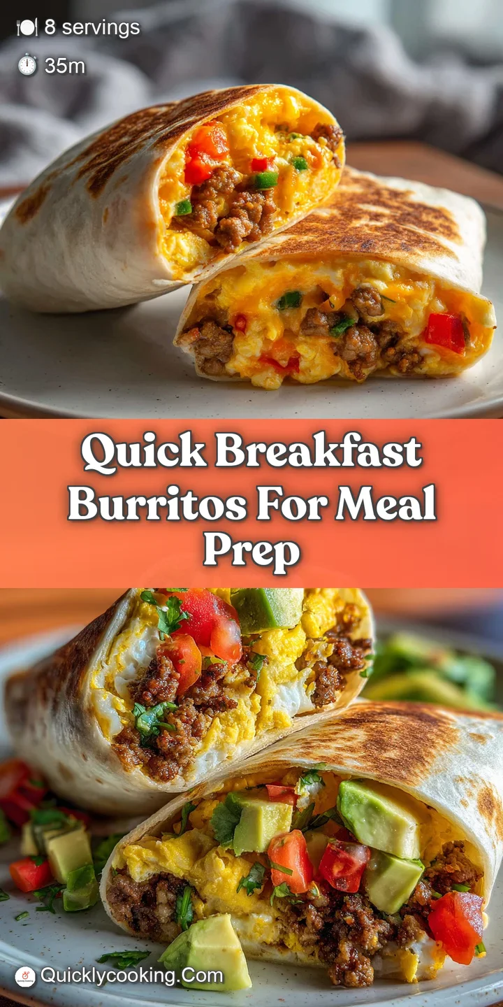 Close-up of a cheesy breakfast burrito showing delicious layers of fluffy eggs, melted cheddar, and vibrant green peppers.