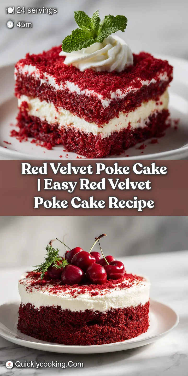 Close-up of moist red cake with creamy white filling peeking through, a tempting bite awaits.