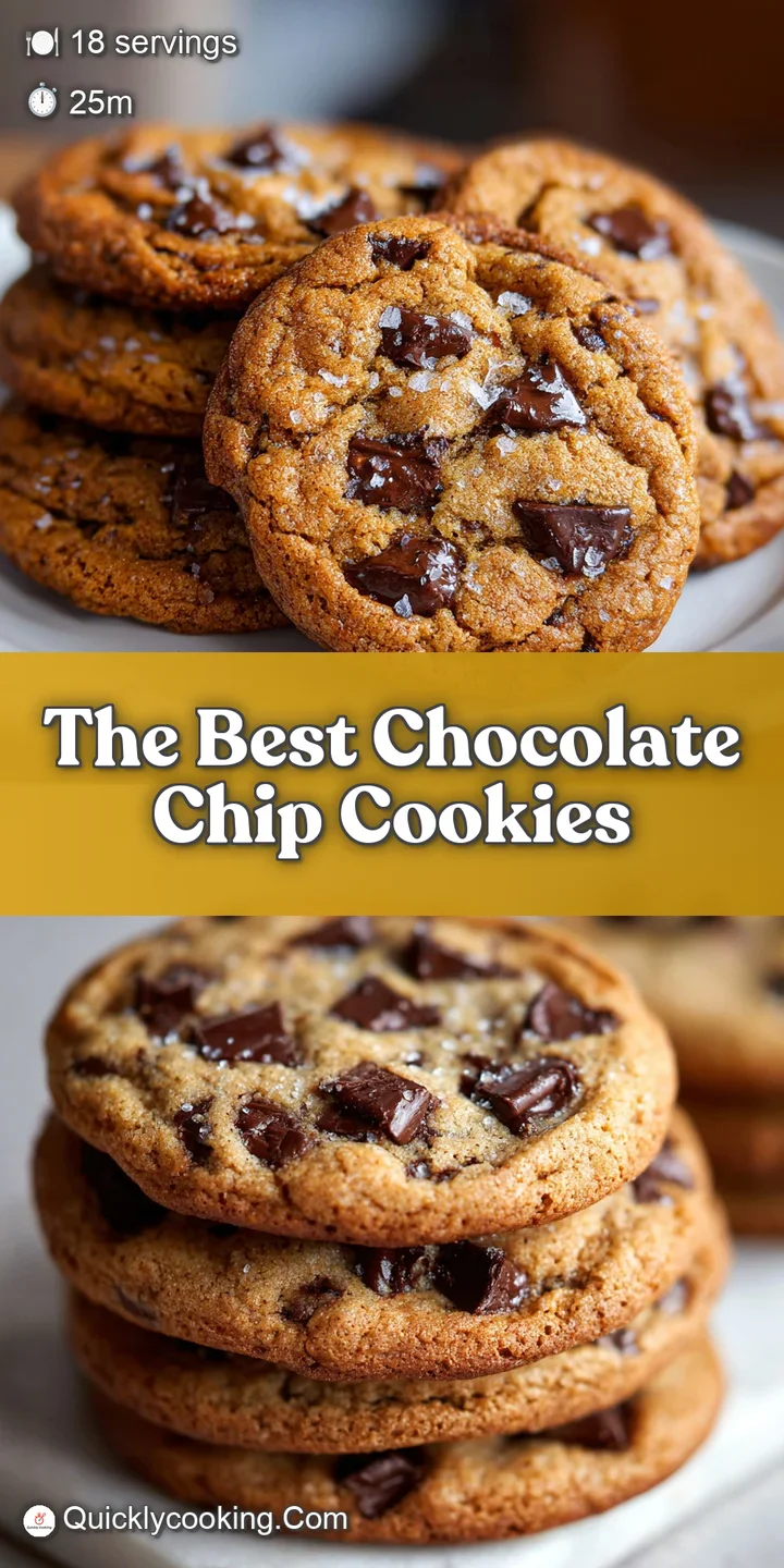 Close-up of a warm, gooey chocolate chip cookie with melted chocolate, revealing a soft interior and slightly crisp, golde...