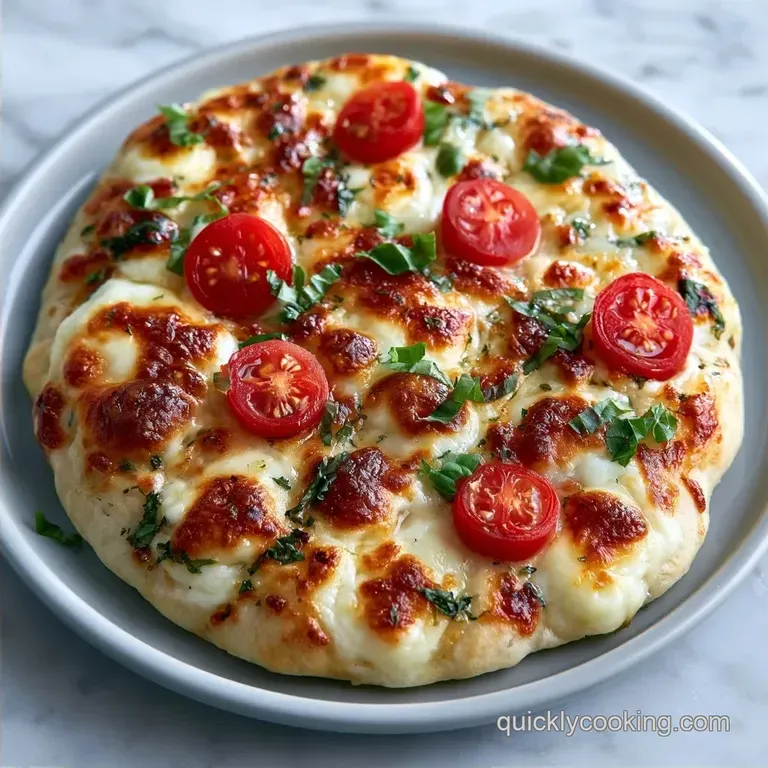 Margherita Flatbread in 15 Minutes