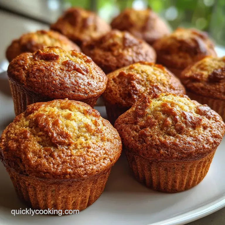 Single banana muffin on a delicate plate, light reflects off its slightly cracked top, hinting at its moist, sweet interior.