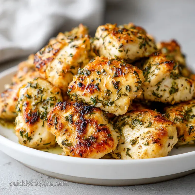 5-Ingredient Air Fryer Chicken Thighs with Garlic