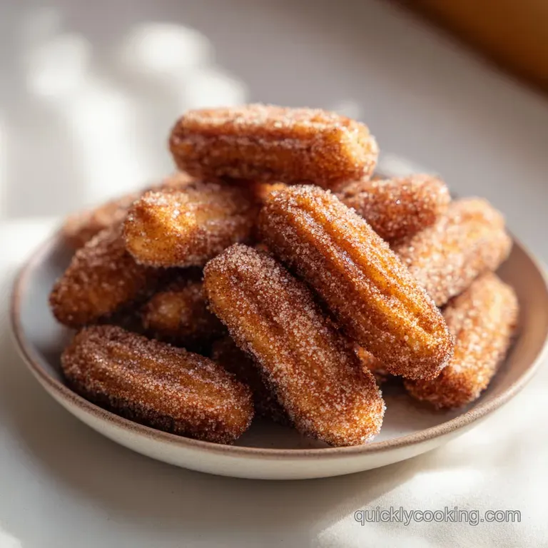 Sweet Air Fryer Churro Bites