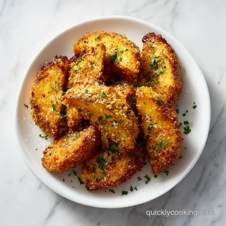 Baked Garlic Parmesan Potato Wedges: Shatteringly Crispy