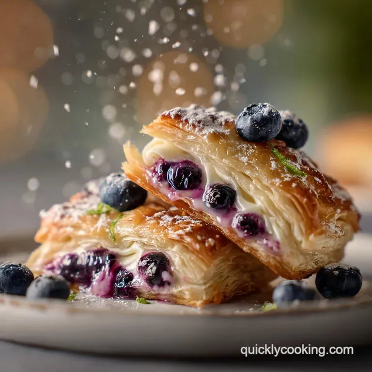 Blueberry Lemon Cream Pastries
