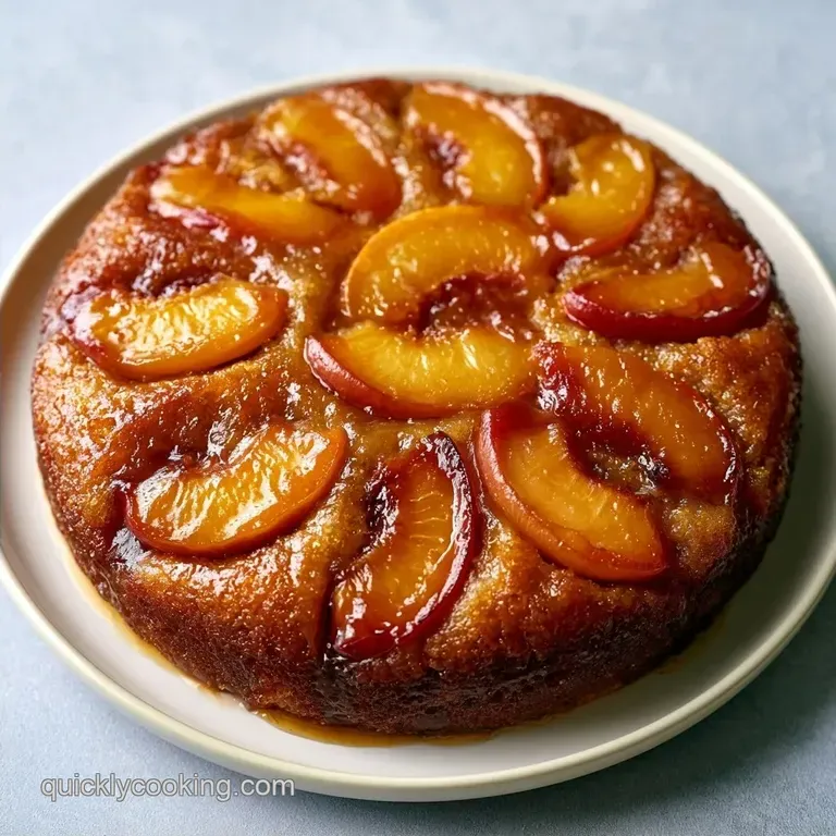 Southern Brown Sugar Peach Cake
