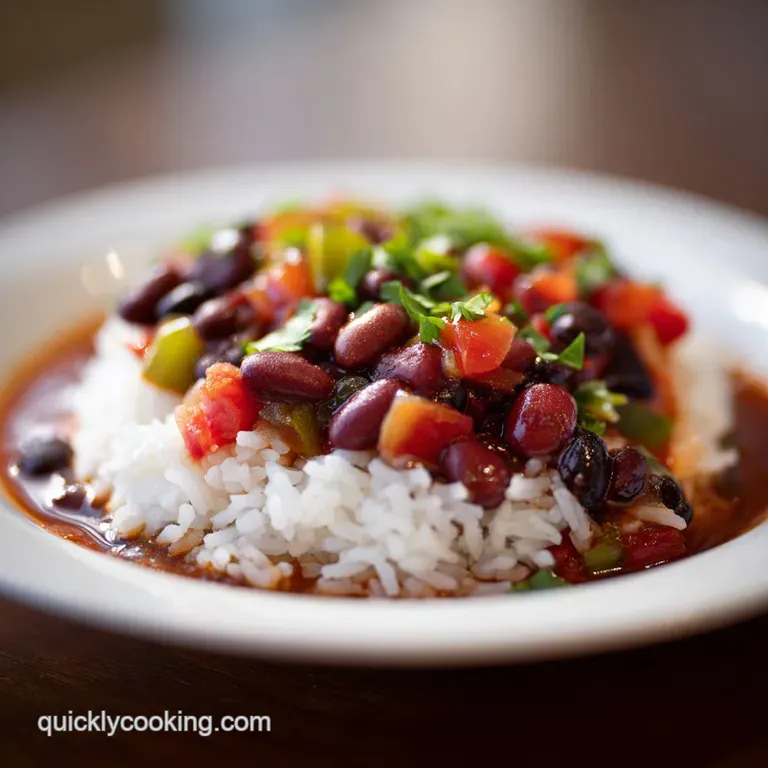 Frugal Meal with Rice and Beans: Smoky and Fluffy