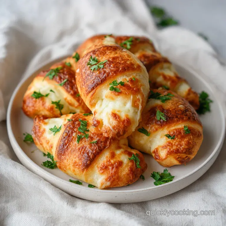 Cheesy Garlic Crescent Rolls: Shatter Crisp and Velvety