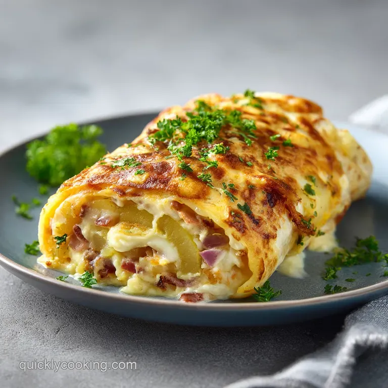 A single, perfectly grilled burrito on a rustic plate, garnished with fresh cilantro and a dollop of sour cream.